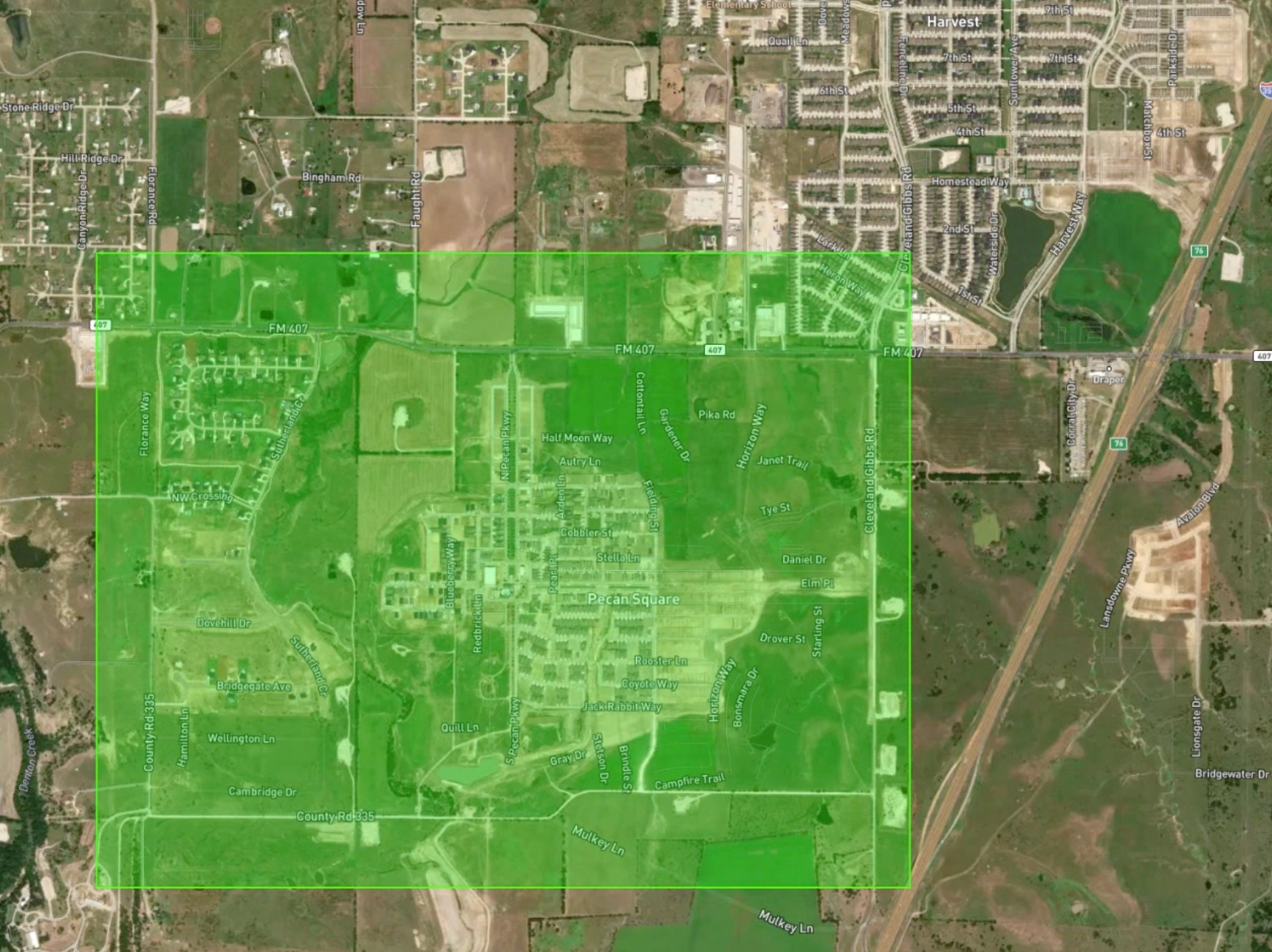 Aviation data visualization showing obstacles and terrain